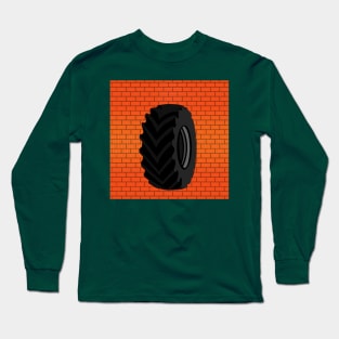 black big wheel Long Sleeve T-Shirt